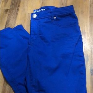 Cobalt Blue skinny pants